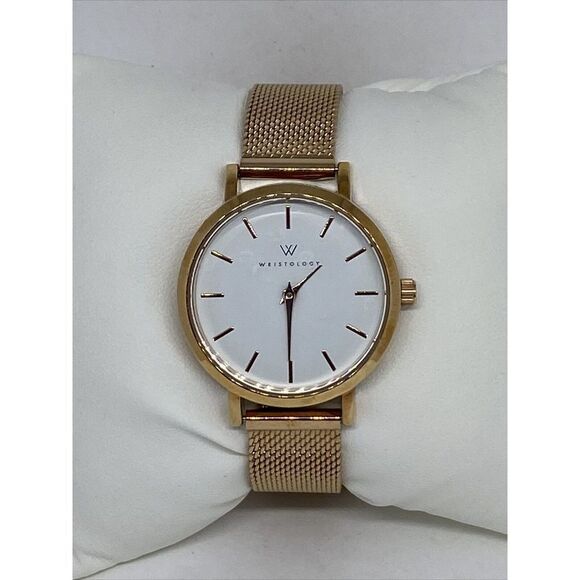 Wristology Charlotte Women's Rose Gold Metal Analog White Dial Wrist Watch RQ647 - Picture 1 of 12